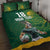 Custom Rugby South Africa Quilt Bed Set Springboks Mascot - Wonder Print Shop