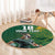 Custom Rugby South Africa Round Carpet Springboks Mascot - Wonder Print Shop