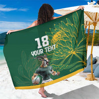 Custom Rugby South Africa Sarong Springboks Mascot - Wonder Print Shop