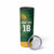 Custom Rugby South Africa Skinny Tumbler Springboks Mascot - Wonder Print Shop