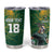 Custom Rugby South Africa Tumbler Cup Springboks Mascot - Wonder Print Shop
