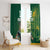 Custom Rugby South Africa Window Curtain Springboks Mascot - Wonder Print Shop