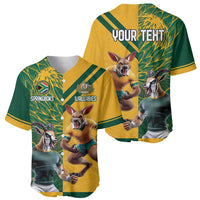 Personalized Rugby South Africa Australia Baseball Jersey Springboks Wallabies Mascot Go Champions - Wonder Print Shop