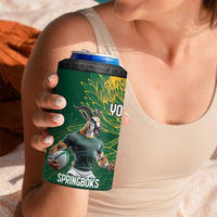 Personalized Rugby South Africa Australia 4 in 1 Can Cooler Tumbler Springboks Wallabies Mascot Go Champions - Wonder Print Shop
