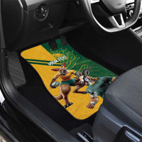 Personalized Rugby South Africa Australia Car Mats Springboks Wallabies Mascot Go Champions - Wonder Print Shop
