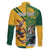 Personalized Rugby South Africa Australia Family Matching Off Shoulder Maxi Dress and Hawaiian Shirt Springboks Wallabies Mascot Go Champions - Wonder Print Shop