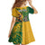 Personalized Rugby South Africa Australia Family Matching Summer Maxi Dress and Hawaiian Shirt Springboks Wallabies Mascot Go Champions - Wonder Print Shop