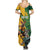 Personalized Rugby South Africa Australia Family Matching Summer Maxi Dress and Hawaiian Shirt Springboks Wallabies Mascot Go Champions - Wonder Print Shop