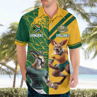 Personalized Rugby South Africa Australia Hawaiian Shirt Springboks Wallabies Mascot Go Champions - Wonder Print Shop