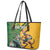Personalized Rugby South Africa Australia Leather Tote Bag Springboks Wallabies Mascot Go Champions - Wonder Print Shop