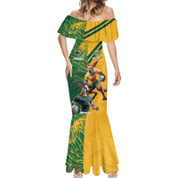 Personalized Rugby South Africa Australia Mermaid Dress Springboks Wallabies Mascot Go Champions - Wonder Print Shop