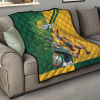 Personalized Rugby South Africa Australia Quilt Springboks Wallabies Mascot Go Champions - Wonder Print Shop
