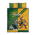 Personalized Rugby South Africa Australia Quilt Bed Set Springboks Wallabies Mascot Go Champions - Wonder Print Shop