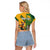 Personalized Rugby South Africa Australia Raglan Cropped T Shirt Springboks Wallabies Mascot Go Champions - Wonder Print Shop