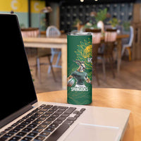 Personalized Rugby South Africa Australia Skinny Tumbler Springboks Wallabies Mascot Go Champions - Wonder Print Shop