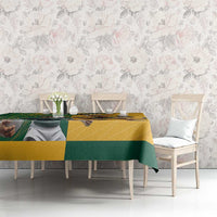 Personalized Rugby South Africa Australia Tablecloth Springboks Wallabies Mascot Go Champions - Wonder Print Shop