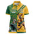 Personalized Rugby South Africa Australia Women Polo Shirt Springboks Wallabies Mascot Go Champions - Wonder Print Shop