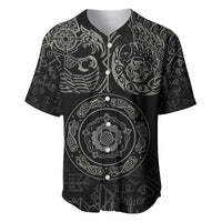 Viking Pride of Yorkshire Baseball Jersey Black Odin’s Ravens Nordic - Wonder Print Shop