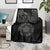 Viking Pride of Yorkshire Blanket Black Odin’s Ravens Nordic - Wonder Print Shop