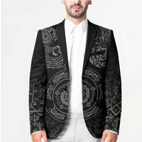 Viking Pride of Yorkshire Blazer Black Odin’s Ravens Nordic - Wonder Print Shop
