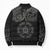 Viking Pride of Yorkshire Bomber Puffer Jacket Black Odin’s Ravens Nordic - Wonder Print Shop