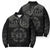 Viking Pride of Yorkshire Bomber Puffer Jacket Black Odin’s Ravens Nordic - Wonder Print Shop