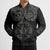 Viking Pride of Yorkshire Bomber Puffer Jacket Black Odin’s Ravens Nordic - Wonder Print Shop
