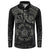 Viking Pride of Yorkshire Button Sweatshirt Black Odin’s Ravens Nordic - Wonder Print Shop