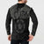 Viking Pride of Yorkshire Button Sweatshirt Black Odin’s Ravens Nordic - Wonder Print Shop