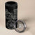 Viking Pride of Yorkshire 4 in 1 Can Cooler Tumbler Black Odin’s Ravens Nordic - Wonder Print Shop