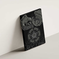 Viking Pride of Yorkshire Canvas Wall Art Black Odin’s Ravens Nordic - Wonder Print Shop