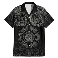 Viking Pride of Yorkshire Family Matching Mermaid Dress and Hawaiian Shirt Black Odin’s Ravens Nordic - Wonder Print Shop