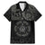 Viking Pride of Yorkshire Family Matching Mermaid Dress and Hawaiian Shirt Black Odin’s Ravens Nordic - Wonder Print Shop