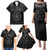 Viking Pride of Yorkshire Family Matching Puletasi and Hawaiian Shirt Black Odin’s Ravens Nordic - Wonder Print Shop