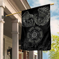 Viking Pride of Yorkshire Garden Flag Black Odin’s Ravens Nordic - Wonder Print Shop