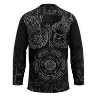 Viking Pride of Yorkshire Hockey Jersey Black Odin’s Ravens Nordic - Wonder Print Shop