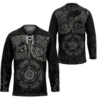 Viking Pride of Yorkshire Hockey Jersey Black Odin’s Ravens Nordic - Wonder Print Shop