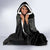 Viking Pride of Yorkshire Hooded Blanket Black Odin’s Ravens Nordic - Wonder Print Shop