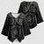 Viking Pride of Yorkshire Kimono Sleeve Blouse Black Odin’s Ravens Nordic - Wonder Print Shop