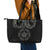 Viking Pride of Yorkshire Leather Tote Bag Black Odin’s Ravens Nordic - Wonder Print Shop
