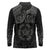 Viking Pride of Yorkshire Long Sleeve Polo Shirt Black Odin’s Ravens Nordic - Wonder Print Shop