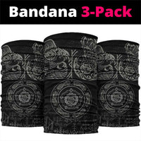 Viking Pride of Yorkshire Neck Gaiter Black Odin’s Ravens Nordic - Wonder Print Shop