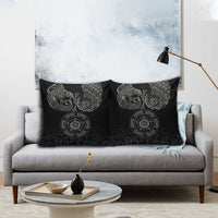 Viking Pride of Yorkshire Pillow Cover Black Odin’s Ravens Nordic - Wonder Print Shop