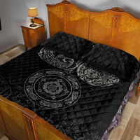 Viking Pride of Yorkshire Quilt Bed Set Black Odin’s Ravens Nordic - Wonder Print Shop