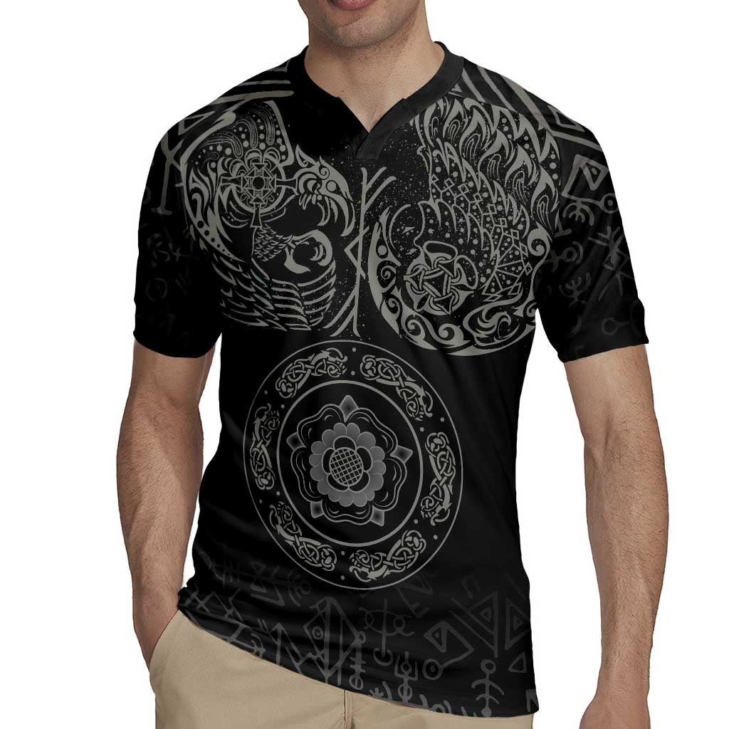 Viking Pride of Yorkshire Rugby Jersey Black Odin’s Ravens Nordic - Wonder Print Shop