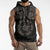 Viking Pride of Yorkshire Sleeveless Hoodie Black Odin’s Ravens Nordic - Wonder Print Shop