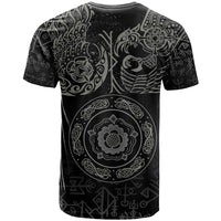Viking Pride of Yorkshire T Shirt Black Odin’s Ravens Nordic - Wonder Print Shop