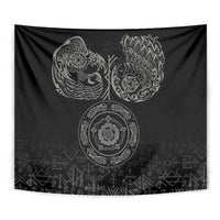 Viking Pride of Yorkshire Tapestry Black Odin’s Ravens Nordic - Wonder Print Shop