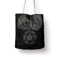 Viking Pride of Yorkshire Tote Bag Black Odin’s Ravens Nordic - Wonder Print Shop