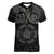 Viking Pride of Yorkshire Women V-Neck T-Shirt Black Odin’s Ravens Nordic - Wonder Print Shop